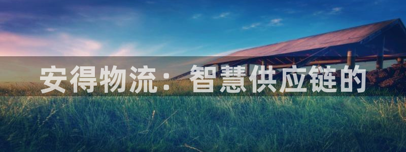 超凡国际正规吗?：安得物流：智慧供应